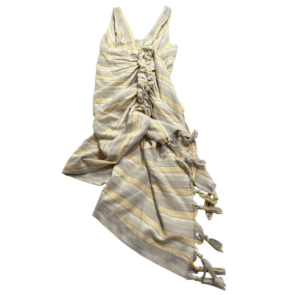Just Bee Queen JBQ Tulum Dress Yellow Oatmeal